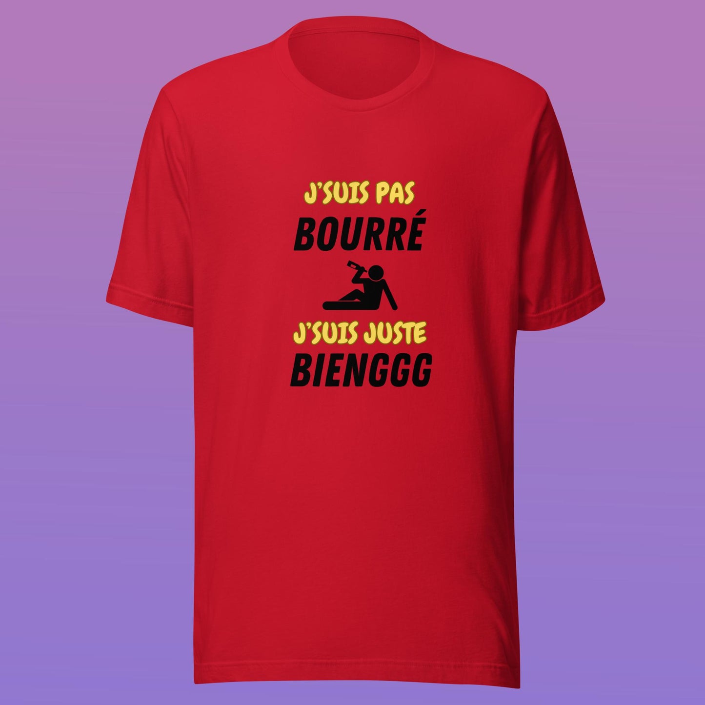 Tee-shirt Premium "J'suis pas bourré" - La Bringue
