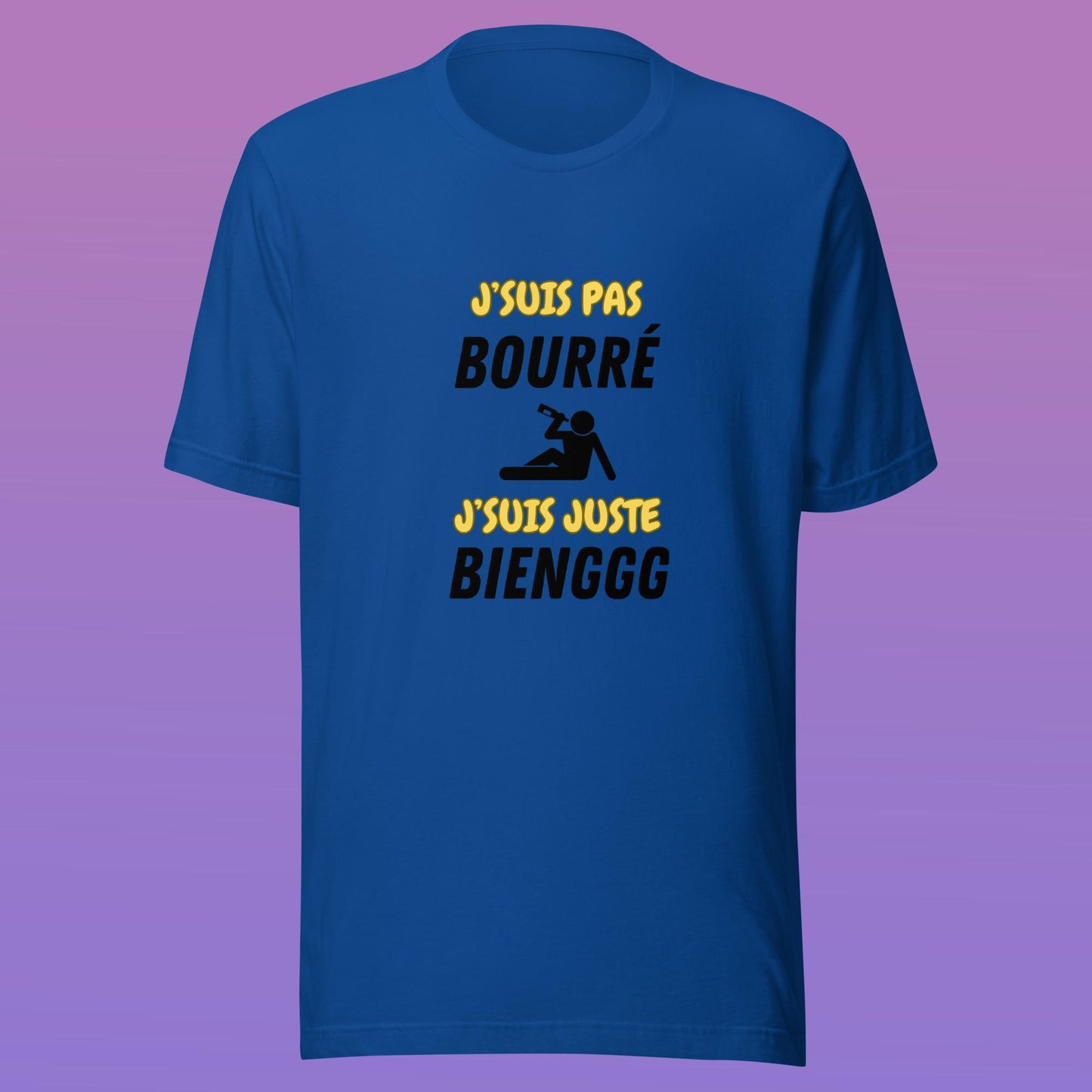 Tee-shirt Premium "J'suis pas bourré" - La Bringue